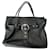 Séquoia SEQUOIA Vintage bag in black leather - fabric lining -very good condition  ref.549672