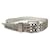 CEINTURE CHANEL CHAINE GOURMETTE 3 RANGS TAILLE 75 EN METAL ARGENTE SILVER BELT Métal Argenté  ref.549848