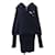 Chanel Coats, Outerwear Navy blue Cashmere  ref.550539
