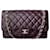 Timeless Chanel Handbags Dark purple Leather  ref.551411