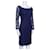 Diane Von Furstenberg Vestido de renda DvF Zarita na cor marinho Azul Azul marinho  ref.551456