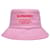 Burberry Horseferry Bucket Hat in Pink Canvas Cloth  ref.551583
