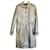 Burberry Trench coats Golden Metallic Polyester Wool  ref.551632