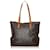 Louis Vuitton Brown Monogram Cabas Mezzo Leather Cloth  ref.551748
