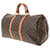 Louis Vuitton Keepall Bandouliere 50 Brown Cloth  ref.551858