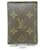 Louis Vuitton Porte carte Vertical Brown Cloth  ref.552031