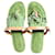Tommy Hilfiger Sandals Olive green Suede  ref.552094
