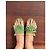 Sandali Tommy Hilfiger Alfreda in scamosciato verde oliva - vista 2