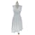 Ralph Lauren Dresses White Blue Polyester Viscose Elastane Nylon  ref.552256