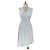 Abito a righe blu e bianco Ralph Lauren