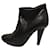 Bottega Veneta Calf skin black ankle boots with side zippers Leather  ref.552389