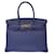 Hermès HERMES BIRKIN Azul Veludo  ref.552880