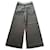 Viktor & Rolf Un pantalon, leggings Laine Rayon Noir Gris  ref.552953