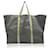 Louis Vuitton 2003 LV Cup Limited Edition Grey Vinyl Large Tote Cloth  ref.553124