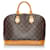 Louis Vuitton Brown Monogram Alma PM Leather Cloth  ref.553261