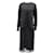 Joseph Sweater Transparentes Maxikleid aus schwarzer Wolle  ref.553421