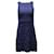 Alice + Olivia Minikleid mit Spitzenmuster aus marineblauem Polyester  ref.553491