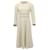 Burberry Prorsum Robe en dentelle dégradée en triacétate blanc/gris ombré Synthétique Écru  ref.553503