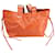 Bolsa de mão forrada Isabel Marant Wardy em couro laranja  ref.553517