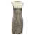 Michael Kors Kleid mit Flügelärmeln aus cremefarbener Wolle Beige  ref.553534