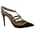 Valentino Rockstud Pumps in Maroon Leather Brown Red  ref.553545