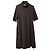 Vestido evasé de cuello alto de Jil Sander en modal marrón Castaño - vista 4