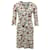 Diane Von Furstenberg Vestido Vintage Wrap em seda com estampa floral  ref.553754