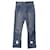 Jeans Anine Bing Giovanna Cropped in Cotone Blu  ref.553844