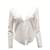 Diane Von Furstenberg Castilla Lace Jacket in White Triacetate Synthetic  ref.553854