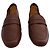 Mocassini Mansur Gavriel a Punta Rotonda in Pelle Marrone Cioccolato - vista 2