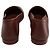 Mocassini Mansur Gavriel a Punta Rotonda in Pelle Marrone Cioccolato - vista 4