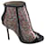 Jimmy Choo Hologram Peep-toe Ankle Boots in Multicolor Leather Multiple colors  ref.553894