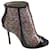 Jimmy Choo Bottines Peep-toe Hologram en Cuir Multicolore  ref.553894