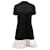 Staud Ruffled Hem Mini Dress in Black Rayon Cellulose fibre  ref.553900