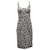 Michael Kors Robe mi-longue sans manches à imprimé léopard en coton blanc  ref.553936