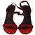 Alexander Wang Julie Riemchensandalen aus rotem Wildleder - Ansicht 2