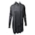 Sportmax Tema Jersey-Kleid in schwarzer Viskose Zellulosefaser  ref.553959