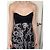 Diane Von Furstenberg vestido corsé de seda sin tirantes de DvF Negro Gris - vista 6