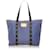 Louis Vuitton Blue Antigua Cabas GM Nero Tela Panno  ref.554220