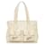 Burberry White Leather Horn Toggle Tote Bag Cream Pony-style calfskin  ref.554237