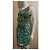 Diane Von Furstenberg Vestido DvF Nomie de seda con estampado de ojos de guepardo Multicolor Turquesa - vista 3