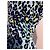 Diane Von Furstenberg Vestido DvF Nomie de seda con estampado de ojos de guepardo Multicolor Turquesa - vista 4