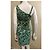 Diane Von Furstenberg Vestido DvF Nomie de seda con estampado de ojos de guepardo Multicolor Turquesa - vista 5