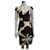 Diane Von Furstenberg DvF vintage Caledonia silk wrap dress Brown Cream  ref.554372