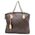 LOUIS VUITTON LOCKIT HAND BAG IN BROWN MONOGRAM CANVAS LEATHER HAND BAG Cloth  ref.555175