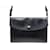 Hermès VINTAGE SAC A MAIN HERMES POCHETTE RIO EN CUIR BOX NOIR CLUTCH POUCH BAG  ref.555191