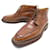 BERLUTI SHOES BOOTS 11 45 BROWN LEATHER BOOTS SHOES  ref.555221