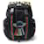 SAC A DOS GUCCI TECHPACK BRODERIEES HOLLYWOOD 429037 TOILE NOIR BACKPACK  ref.555237
