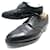 ZAPATOS JOHN LOBB DERBY DARBY CON PUNTA DE FLORES 9.5mi 43.5 Zapatos de cuero negro  ref.555346