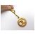 VINTAGE CHANEL GÜRTELKETTE MEDAILLON LOGO CC T 75 85 GOLDENE GÜRTELKETTE - Ansicht 5